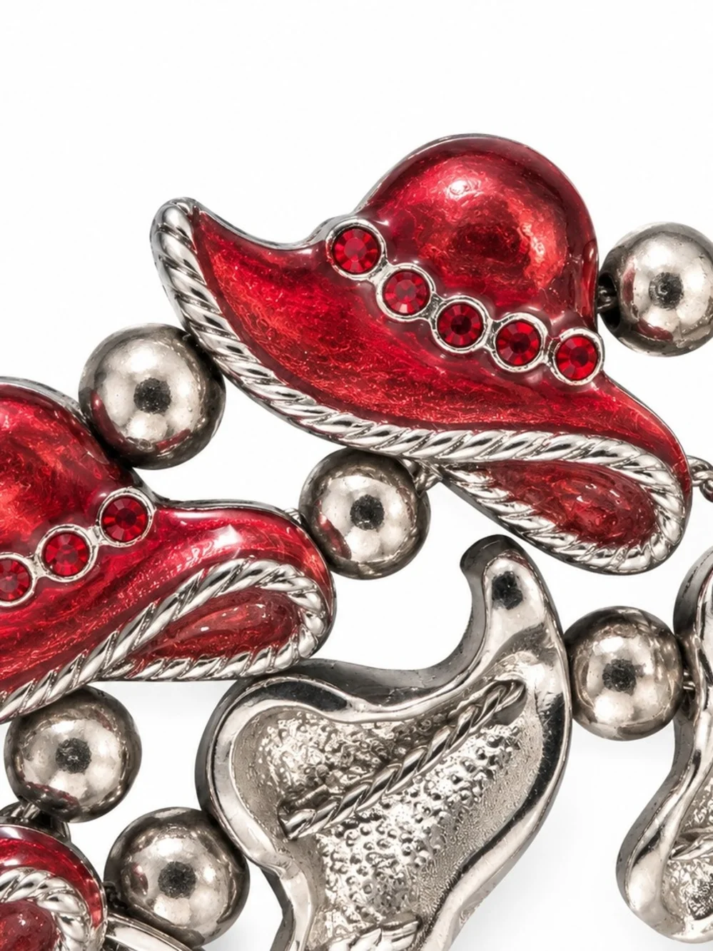 Rumors Red Hat Society Ladies Charm Watch • Red Hat Bracelet Quartz Watch